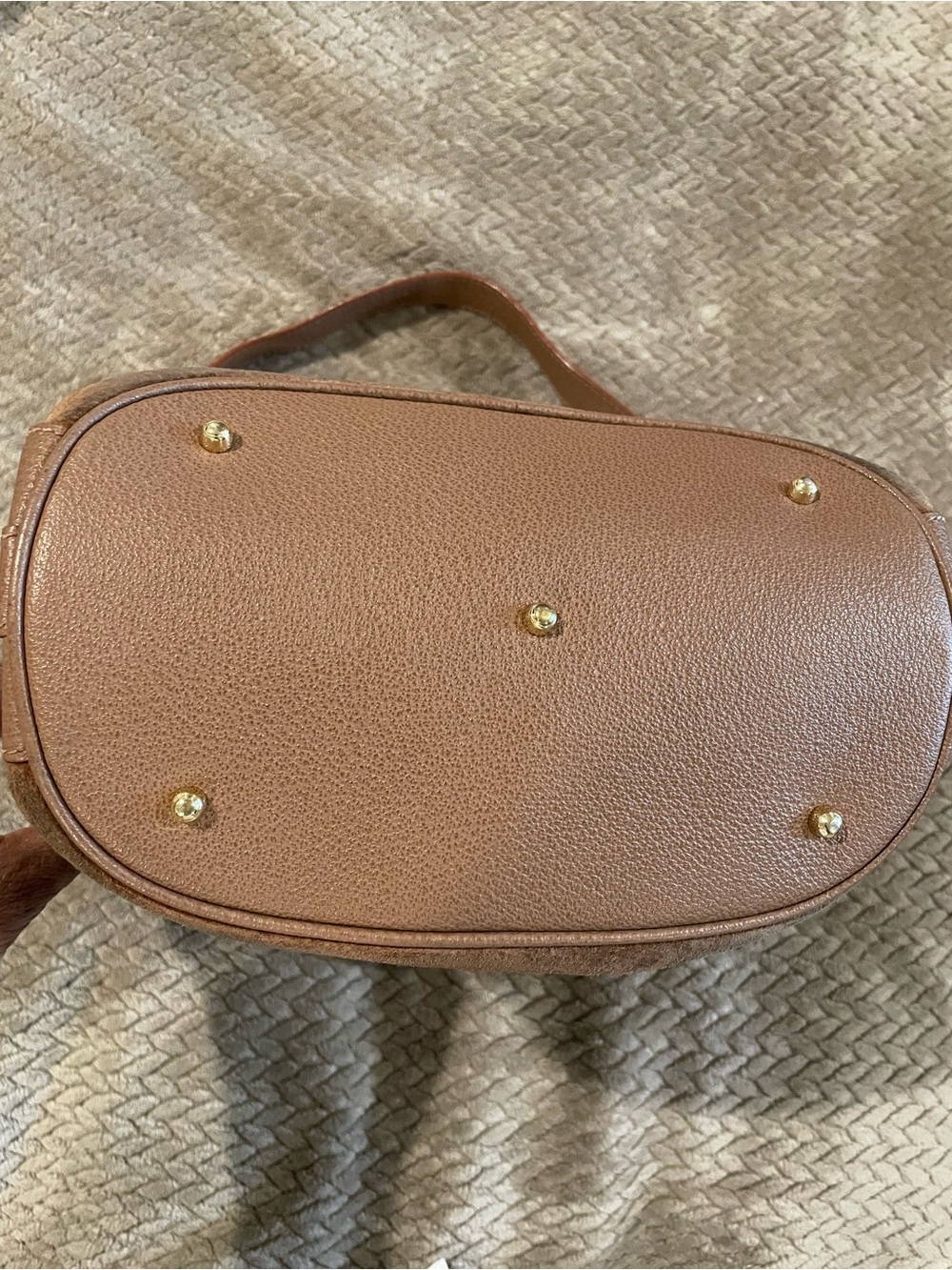 Gucci Suede bamboo handle Drawstring Bucket Bag - Picture 6 of 16
